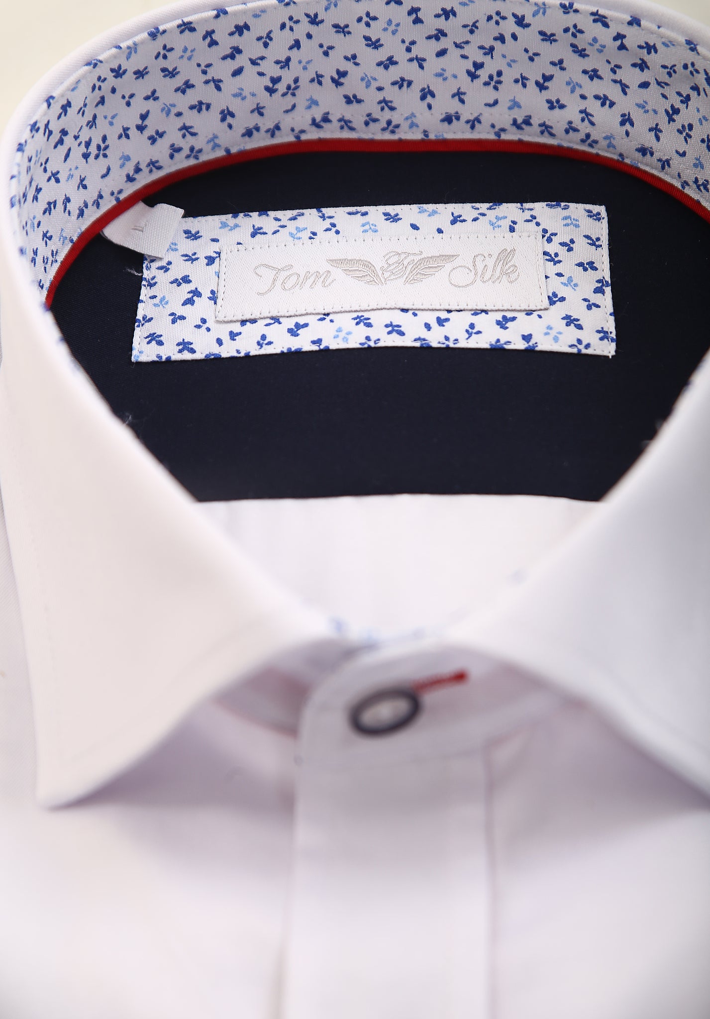Tom Silk- Plain Long Sleeve Shirt (Blue, Pink, Navy, White)