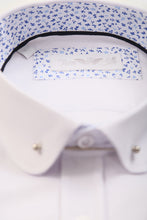 Tom Silk-  Long Sleeve Collar Bar Shirt (White, Pink, Navy, Blue)