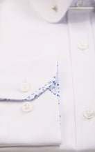 Tom Silk-  Long Sleeve Collar Bar Shirt (White, Pink, Navy, Blue)