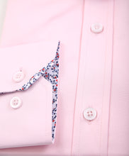 Tom Silk-  Long Sleeve Collar Bar Shirt (White, Pink, Navy, Blue)