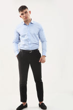Tom Silk-  Long Sleeve Collar Bar Shirt (White, Pink, Navy, Blue)