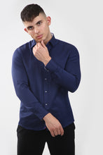 Tom Silk- Plain Long Sleeve Shirt (Blue, Pink, Navy, White)