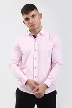 Tom Silk- Plain Long Sleeve Shirt (Blue, Pink, Navy, White)