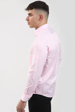 Tom Silk- Plain Long Sleeve Shirt (Blue, Pink, Navy, White)