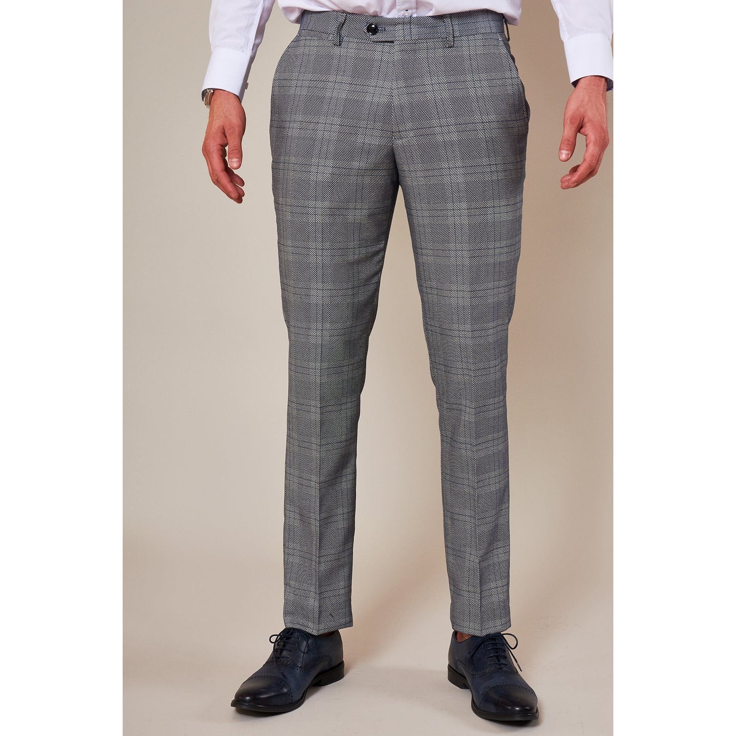 Marc Darcy- Jerry Grey Check Trouser