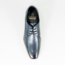 House of Cavani- John Navy Signature Leather Shoes