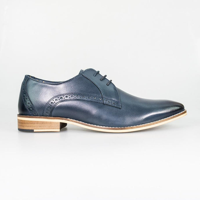 House of Cavani- John Navy Signature Leather Shoes