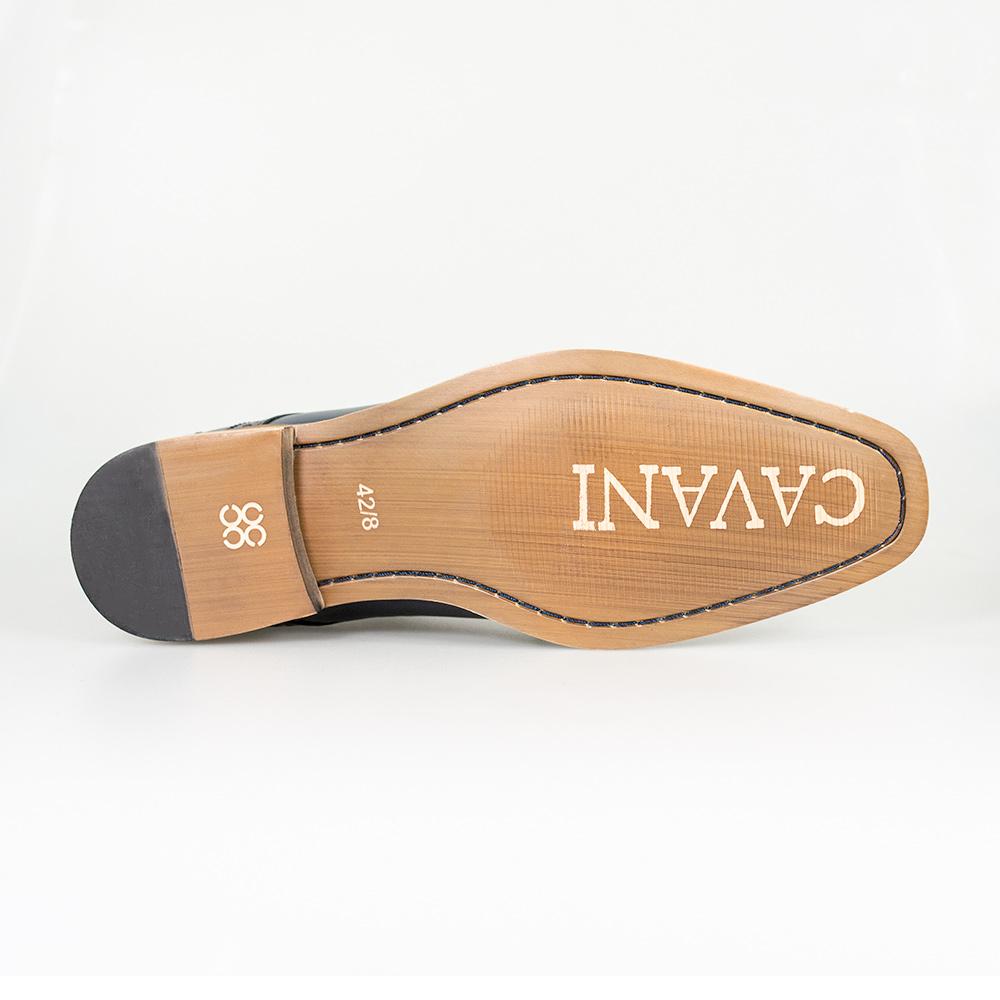 House of Cavani- John Navy Signature Leather Shoes