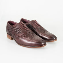 House of Cavani- Orion Wine Signature Leather Shoes