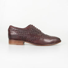 House of Cavani- Orion Wine Signature Leather Shoes