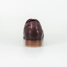 House of Cavani- Orion Wine Signature Leather Shoes