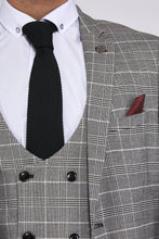 Marc Darcy- Ross Grey Check Blazer