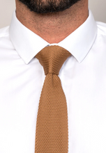 Marc Darcy- Knitted Dark Oak Tie