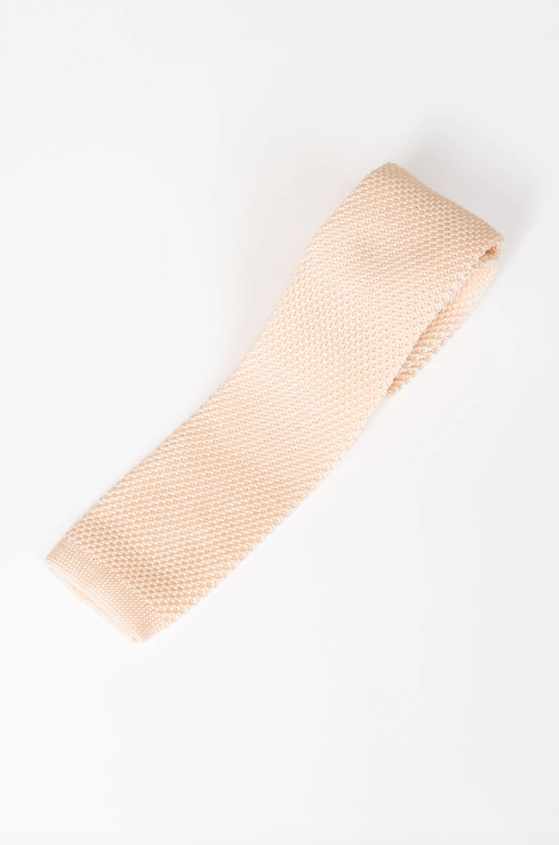 Marc Darcy- Knitted Cream Tie