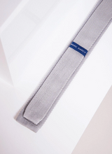 Marc Darcy- Knitted Silver Tie