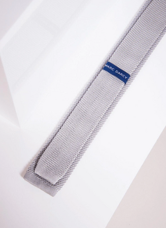 Marc Darcy- Knitted Silver Tie