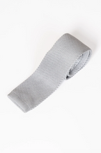 Marc Darcy- Knitted Silver Tie