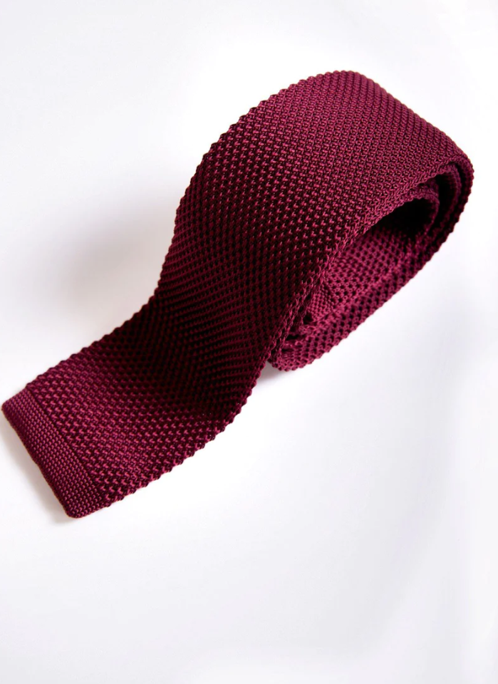 Marc Darcy- Knitted Wine Tie