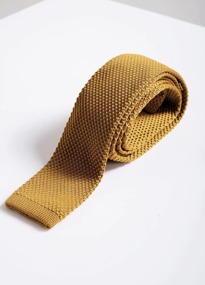Marc Darcy- Knitted Gold Tie