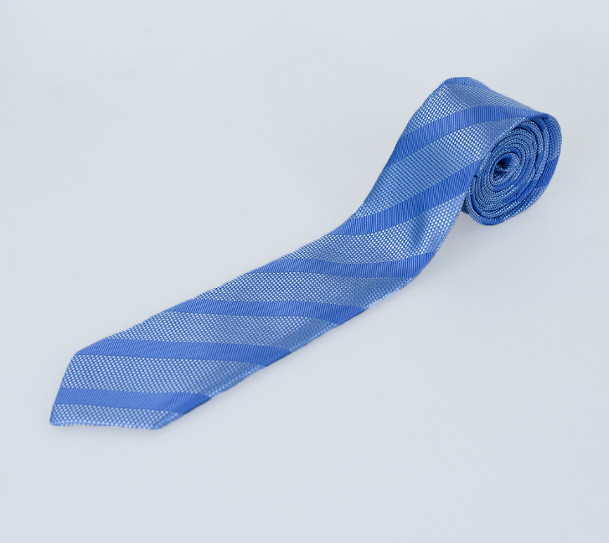 House of Cavani- CV107 Light Blue Tie, Pocket Square, Cufflinks and Tie Pin Set
