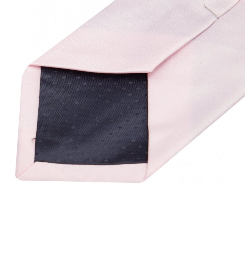 House of Cavani- CV201 Pink Satin Tie, Pocket Square and Tie Pin Set