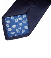 House of Cavani- CV201 Navy Tie, Pocket Square and Tie Pin Set