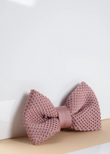 Marc Darcy- Knitted Blush Double Layer Bow Tie