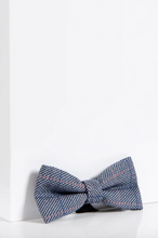 Marc Darcy- Hilton Blue Tweed Bow Tie