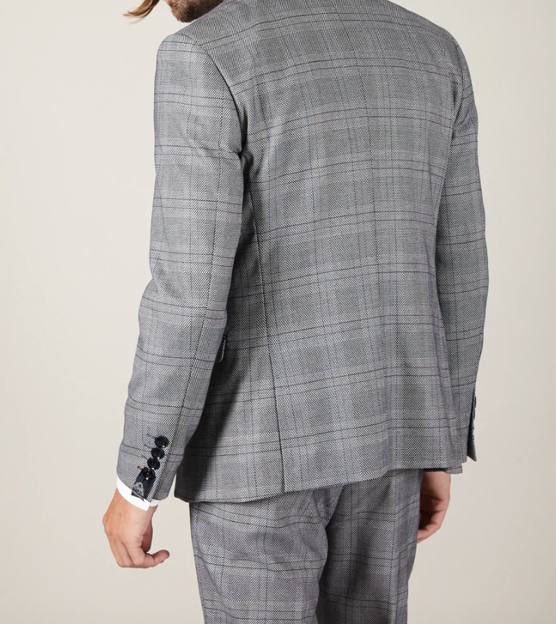 Marc Darcy- Jerry Grey Check Blazer
