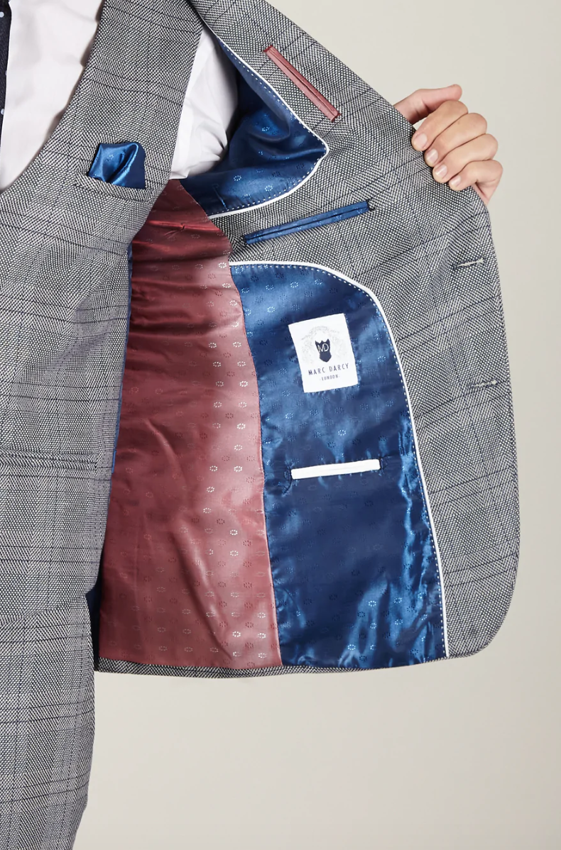 Marc Darcy- Jerry Grey Check Blazer