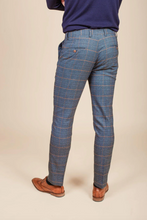 Marc Darcy- Jenson Sky Check Trouser