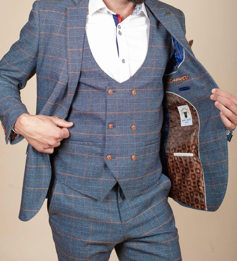 Marc Darcy- Jenson Sky Check Blazer